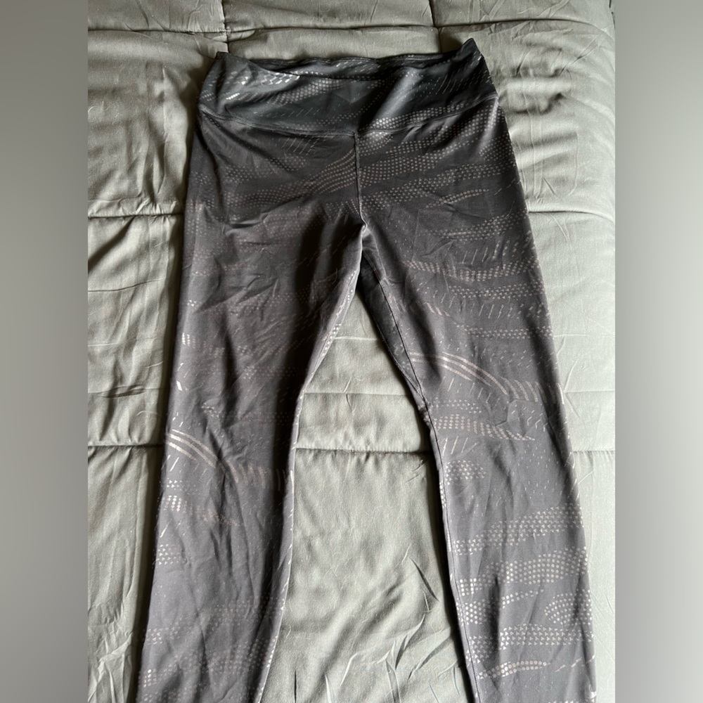 Black Patterned Nike Leggings